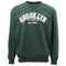 Men's Oversized Green Brooklyn Jumper Unisex Fleece Lined Pullover Sweater