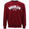Men's Maroon Oversized Brooklyn Fleece Pullover Jumper Unisex Sweater