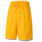 Men's Plain Basic Basketball Sports Shorts Gym Jogging Board Sweat Casual Pants - Yellow