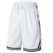 Mens Striped Basketball Shorts Quick Dry Running Sports Team Athletic Gym Jersey - White