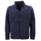 Mens Thick Zip Up Jumper w Sherpa Fur Lined Sweatshirt Winter Unisex Jacket Coat - Navy