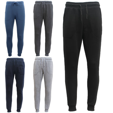 mens-unisex-skinny-fleece-lined-sweat-track-pants-suit-casual-trackies-slim-cuff