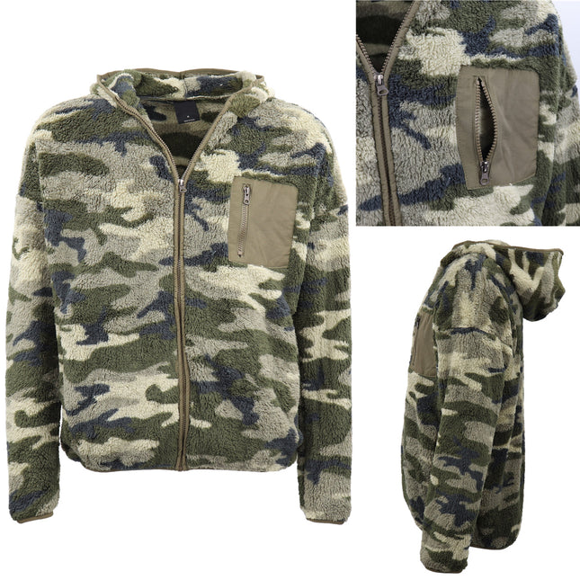 mens-unisex-polar-fleece-jacket-w-contrast-pocket-camouflage-teddy-coat-jumper