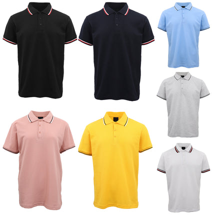 men's-unisex-polo-shirts-basic-plain-breathable-tops-cotton-cascual-sport-shorts