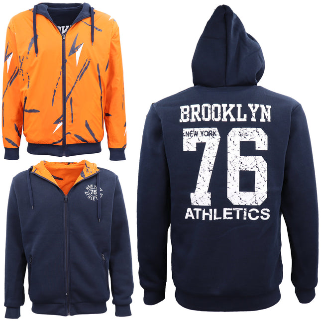 mens-waterproof-reversible-zip-up-hoodie-jacket-jumper-brooklyn-new-york-sweater