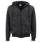 Mens Zip Fleece Hoodie w Side Pocket Jacket Gym Sport Casual Sweater Jumper Coat - Black