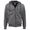 Mens Zip Fleece Hoodie w Side Pocket Jacket Gym Sport Casual Sweater Jumper Coat - Grey