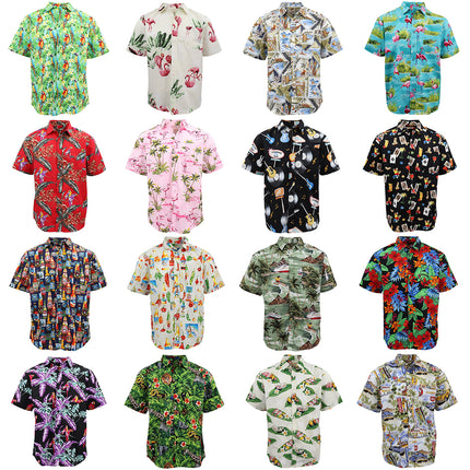 100-cotton-adults-hawaiian-beach-t-shirt-cool-dry-summer-casual-tee-tops-s-6xl