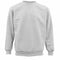 Unisex Plain Pullover Fleece Jumper Ultra-Warm Crew Neck Sweater - Light Grey