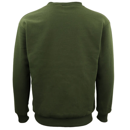 new-adult-unisex-plain-pullover-fleece-jumper-mens-long-sleeve-crew-neck-sweater