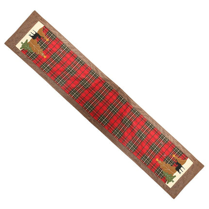New Christmas Premium Felt Table Runner Reindeer Tree Cloth Mat Desk Cover Decor - Zmart Australia