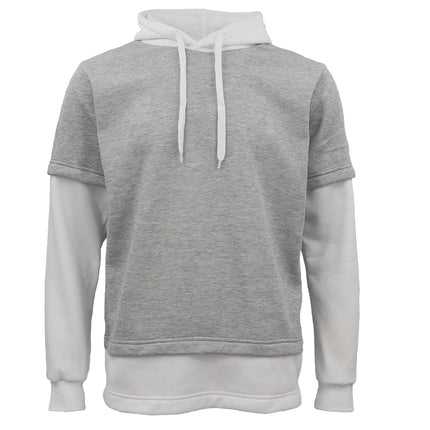 new-mens-fleece-2-in-1-two-tone-hoodie-pullover-jumper-casual-jacket-sweatshirt