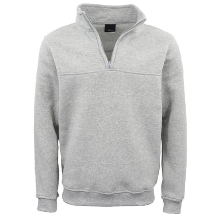 new-men's-unisex-adult-half-zip-fleece-jumper-pullover-stand-collar-jacket-shirt