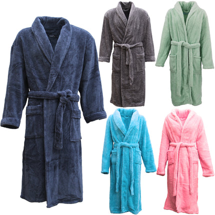 new-mens-unisex-supersoft-luxurious-coral-fleece-bath-robe-dressing-gown-warm