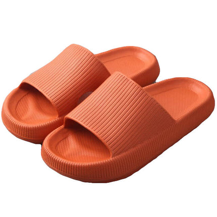 Pillow Slides Sandals Non-Slip Ultra Soft Slippers Cloud Shower EVA Home Shoes - Orange