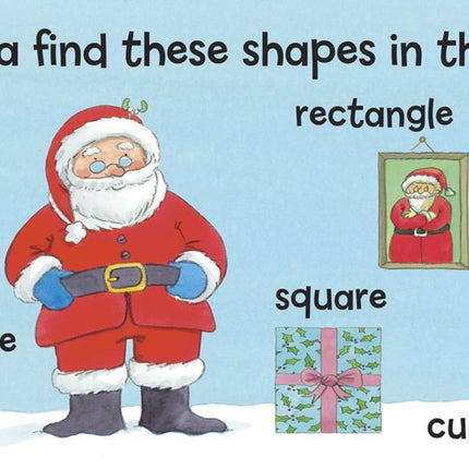 Santa's Christmas Box of Books Kids Educational Board Picture Book Puzzle Set