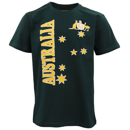 Unisex Adults Kids Mens Womens Australian Day Aussie Souvenir Tee Tops T Shirt - Green