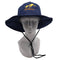 Unisex Aussie Souvenir Kangaroo Fishing Cap Sun UV Protection Slouch Hat Camping - Navy