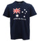 Unisex Kids Adults Mens Australian Day Aussie Flag Navy Souvenir Tee Top T Shirt - Navy