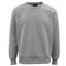 Unisex Men's Plain Pullover Fleece Jumper Long Sleeve Crew Neck Sweater Jacket - Grey