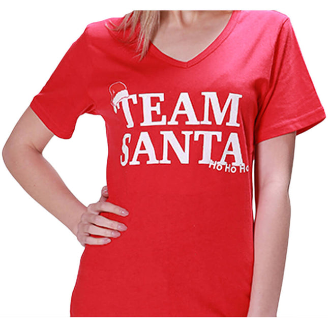 womens-100-cotton-christmas-t-shirts-adults-ladies-v-nect-casual-tee-decoration