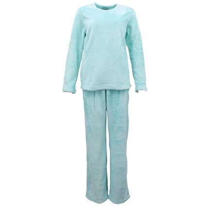 womens-supersoft-2pcs-plush-fleece-pyjama-pajamas-set-top-pants-winter-sleepwear